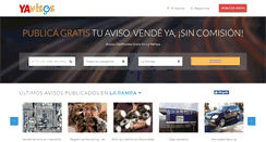 Desktop Screenshot of lapampa.yavisos.com