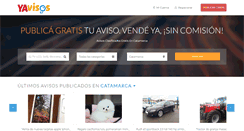 Desktop Screenshot of catamarca.yavisos.com