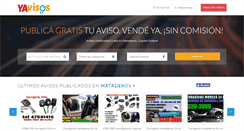 Desktop Screenshot of mataderos.yavisos.com